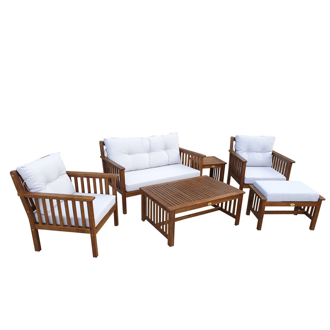 Atlan Big Wooden Sofa Set