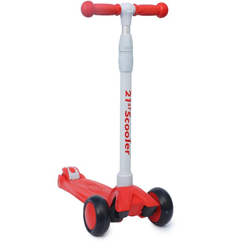 Ryin 3 Wheeled Twist Scooter Red