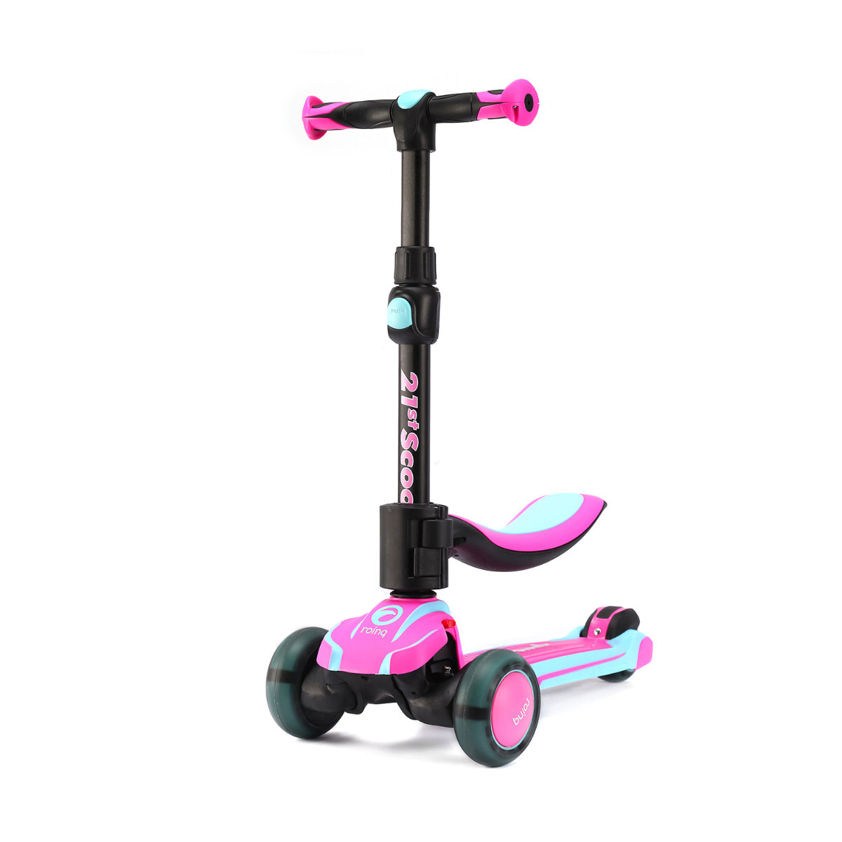 Ryin 3 Wheeled Twist Scooter 2 In 1