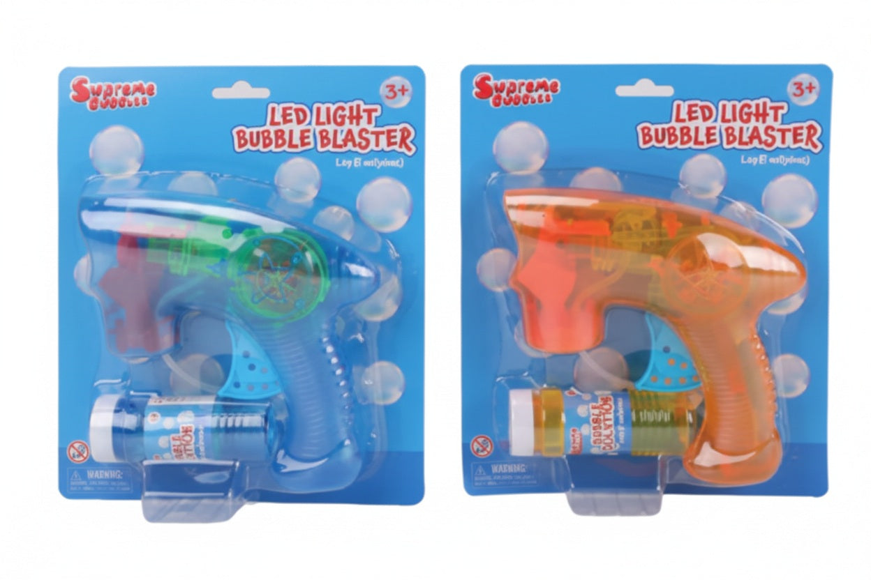 Supreme Bubbles LED Light Bubble Blaster 50ml Assorted
