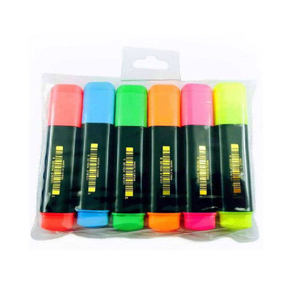 Flamingo 6 Color Highlighter Pack 6Pcs