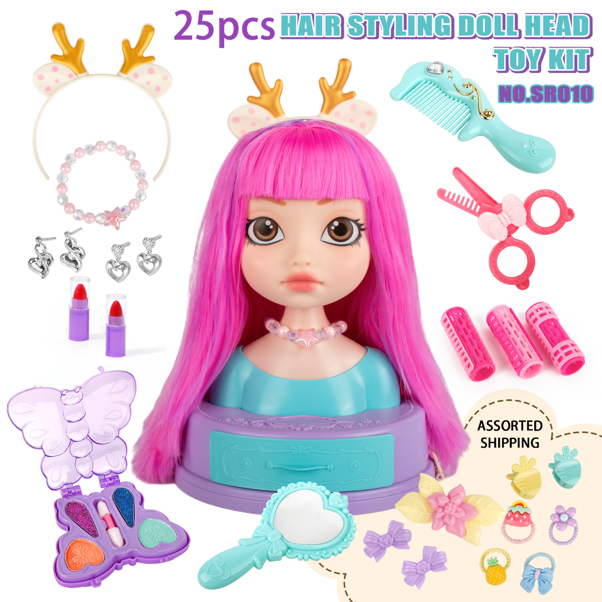 Makeup Sets Hair Styling 25 Pcs