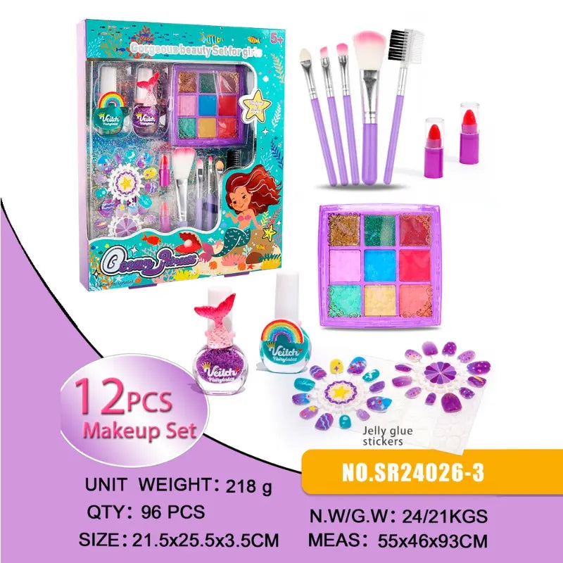 Ocean Princess Makeup Set 12 Pieces