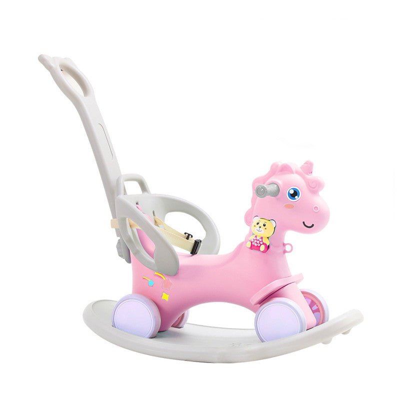 Kids Rocking Horse Pink