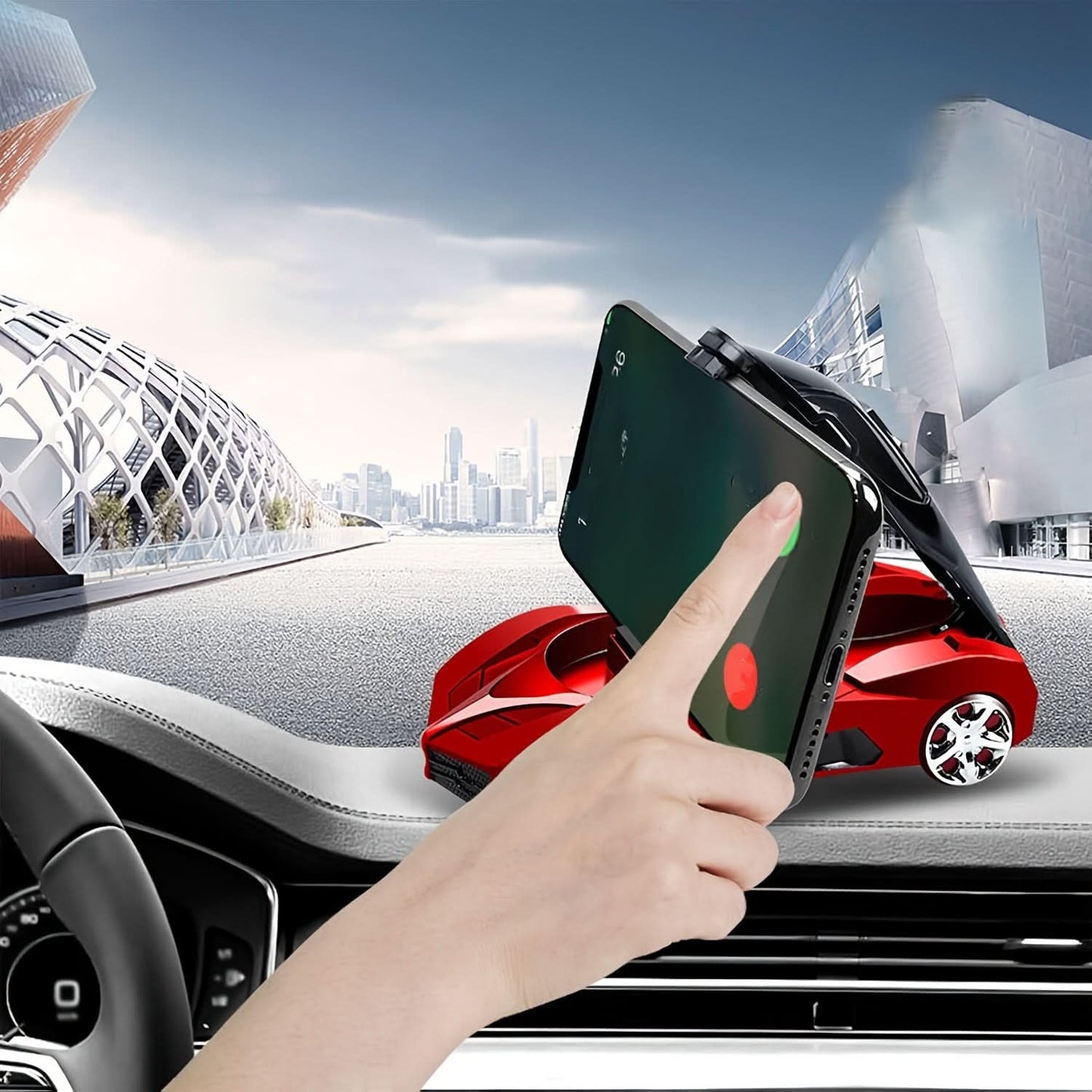 Rotatable Sports Car Model Phone Holder