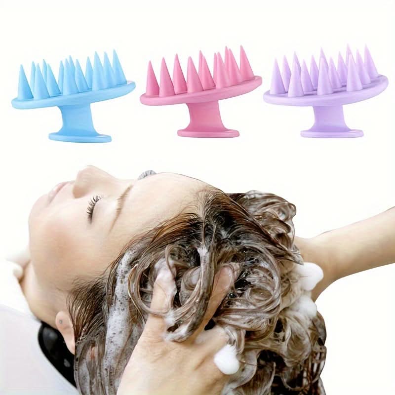 Soft Touch Silicone Scalp Massager Brush