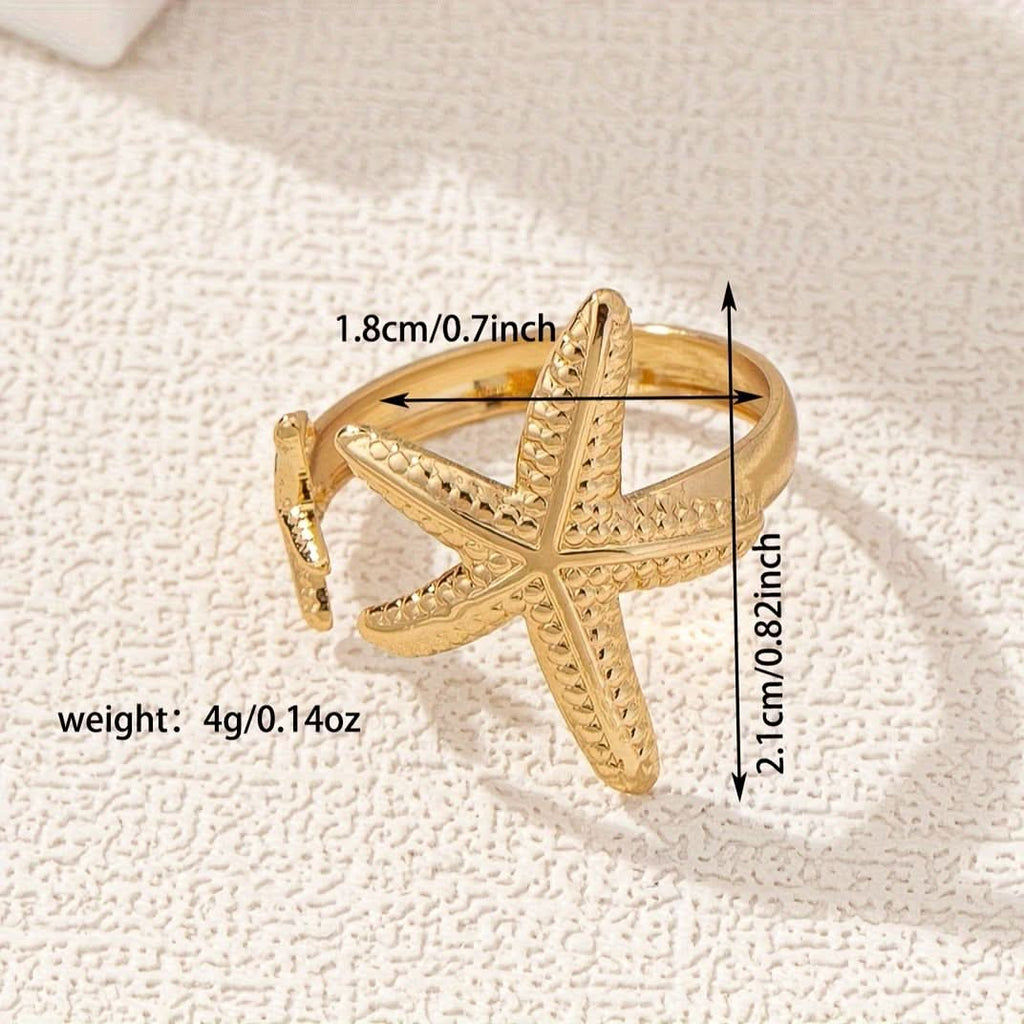 Vintage-Inspired Starfish Ring