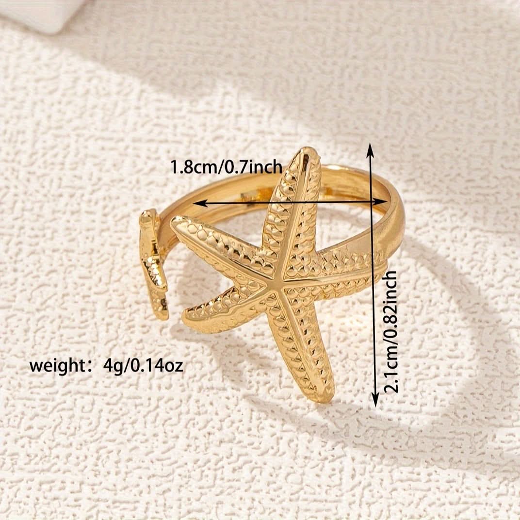 Vintage-Inspired Starfish Ring