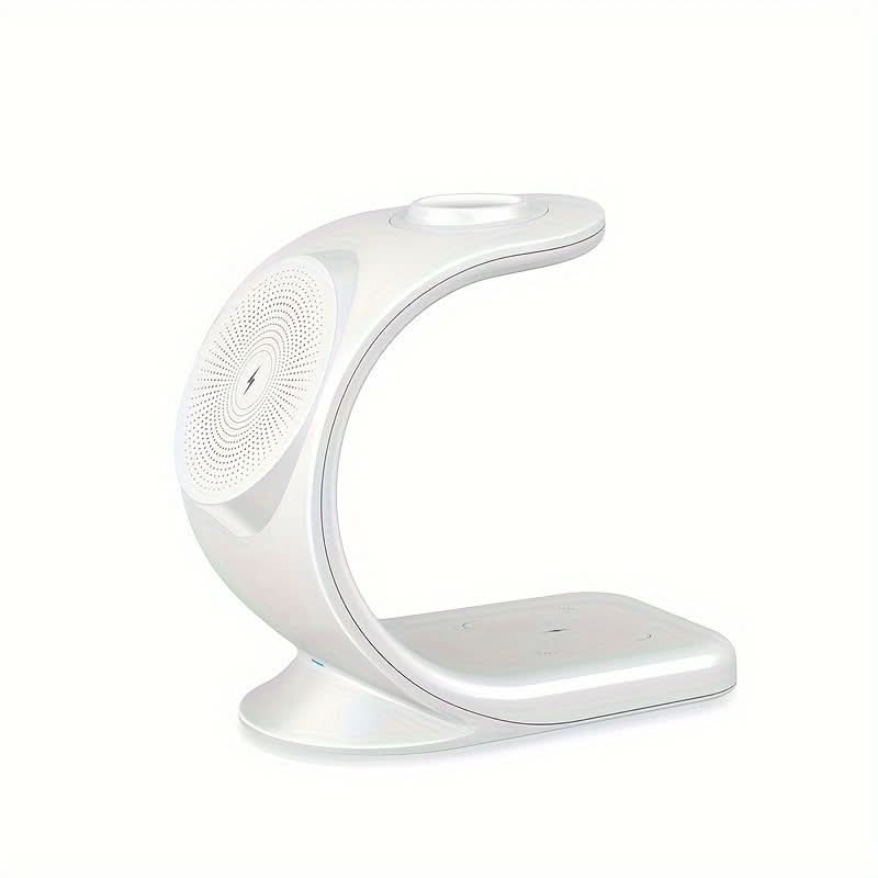 3-in-1 Wireless Charging Station for iPhone, Apple Watch, and Air Pods