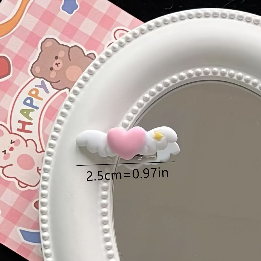 5-Pack Cute Mini Wing Pet Hair Clips
