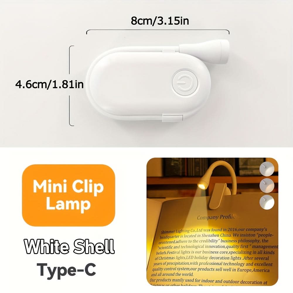 Portable Clip-On LED Reading Light