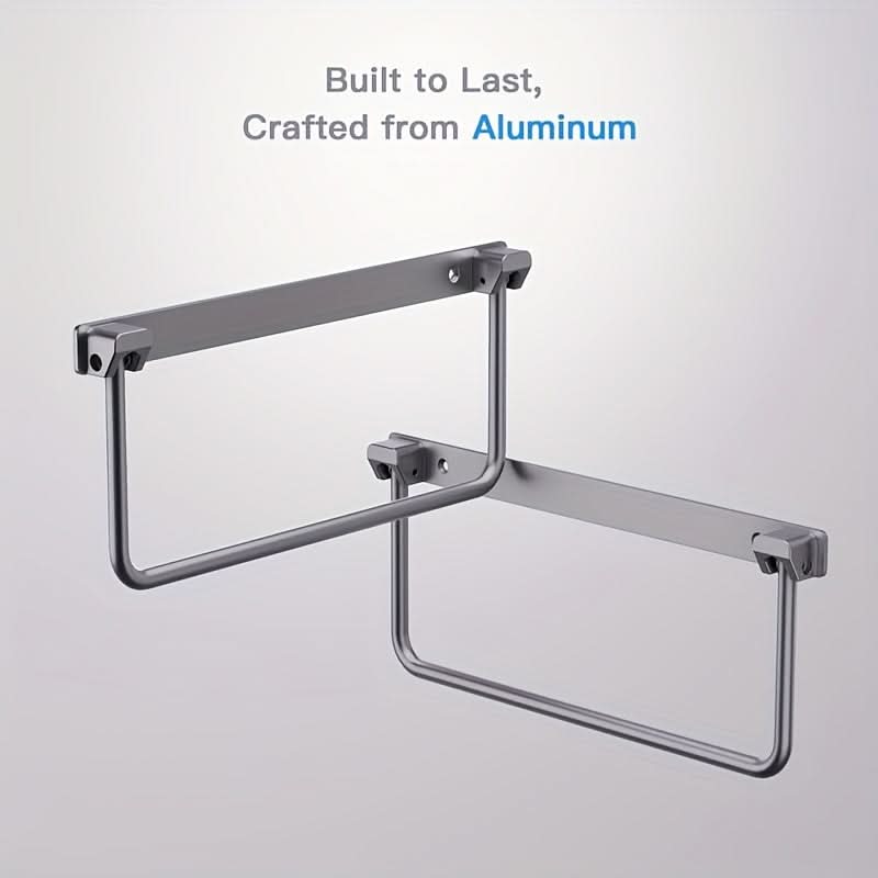 4pcs Iron Folding RV Shoe Rack - Wall-Mounted Space-Saving Organizer