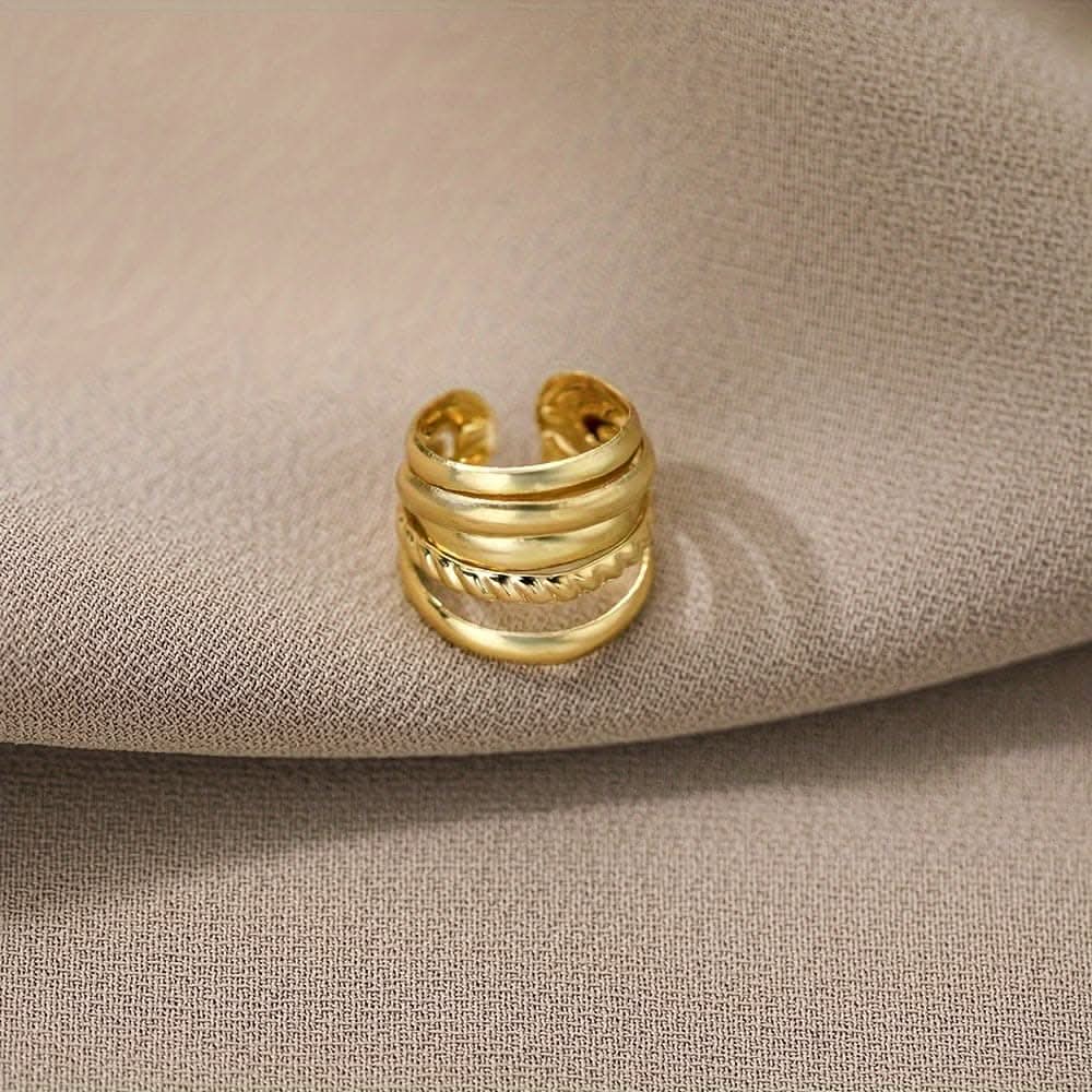 5pcs/Set Trendy Elegant Ear Cuff Set - Classic Style Clip-On Earrings