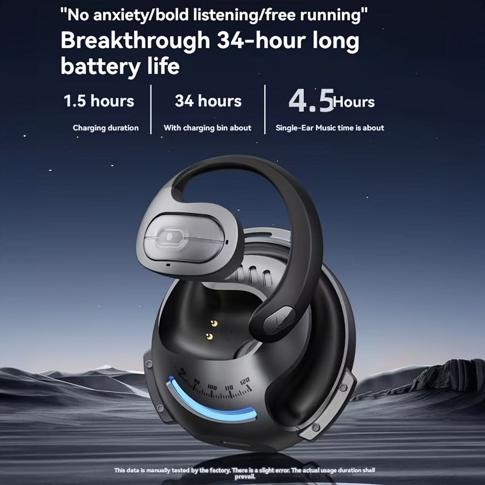 Hi-Fi Bass True Wireless Earbuds, Noise Cancelling Sports Headphones