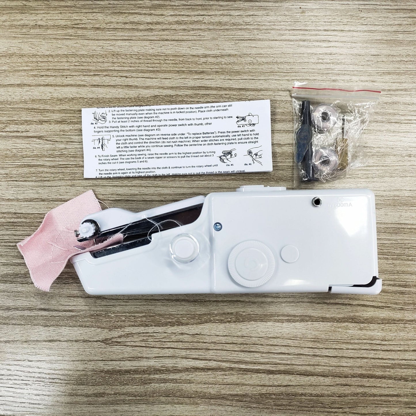 Compact Handheld Sewing Machine for Quick Repairs