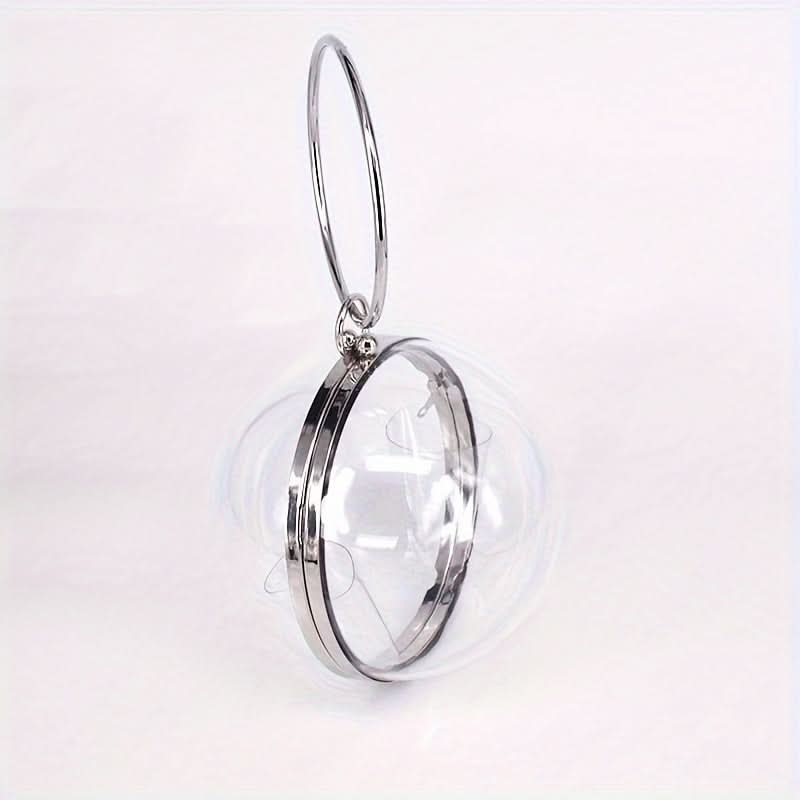Transparent Acrylic Ball Clutch Crossbody Bag