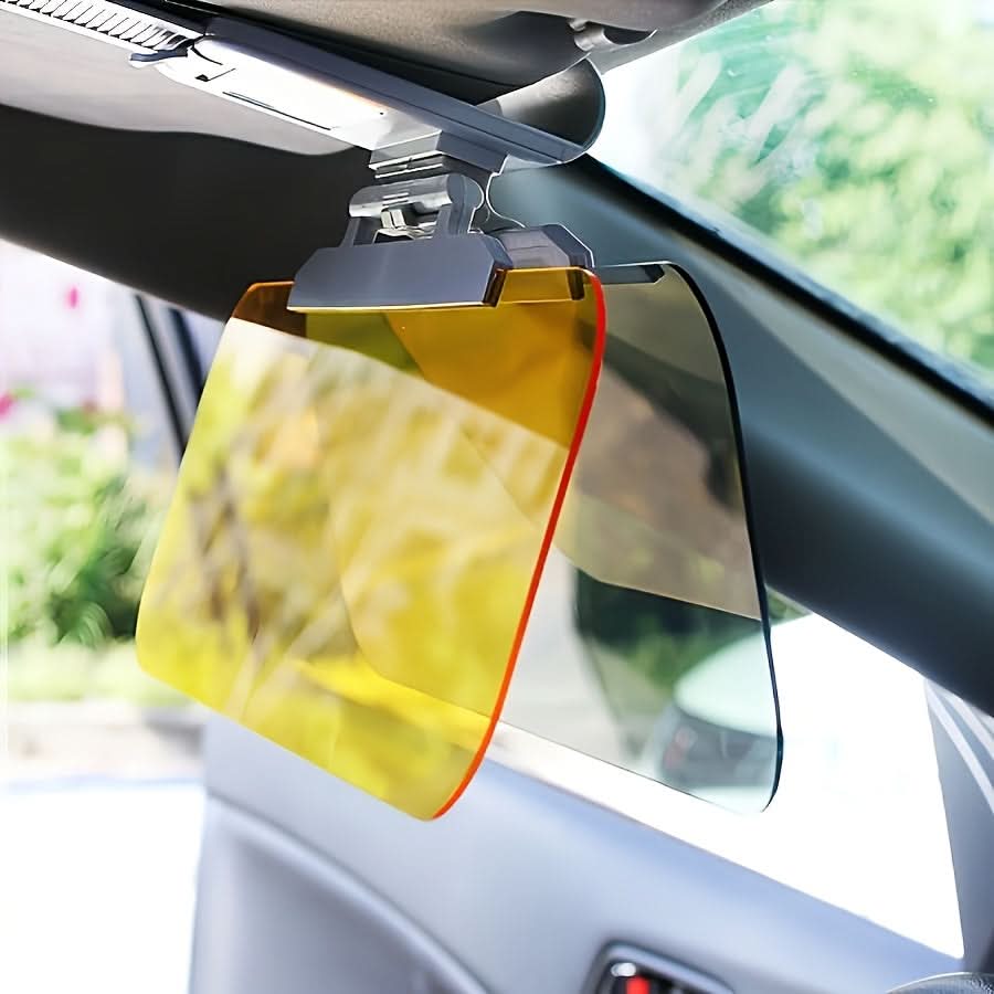 Anti-Glare Car Sun Visor – Dual-Use UV & Night Vision Shield