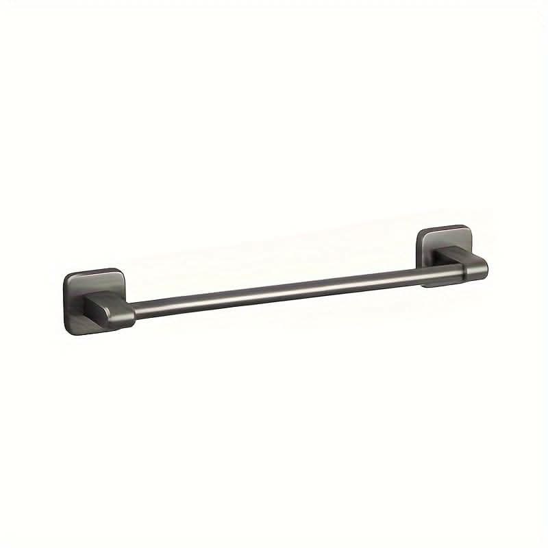 Easy-Install Self-Adhesive Towel Bar - Space Aluminum No-Drill Rack
