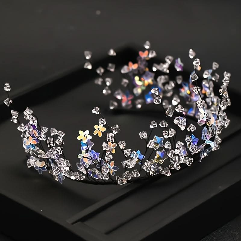 Elegant Rhinestone Tiara Headband for Weddings