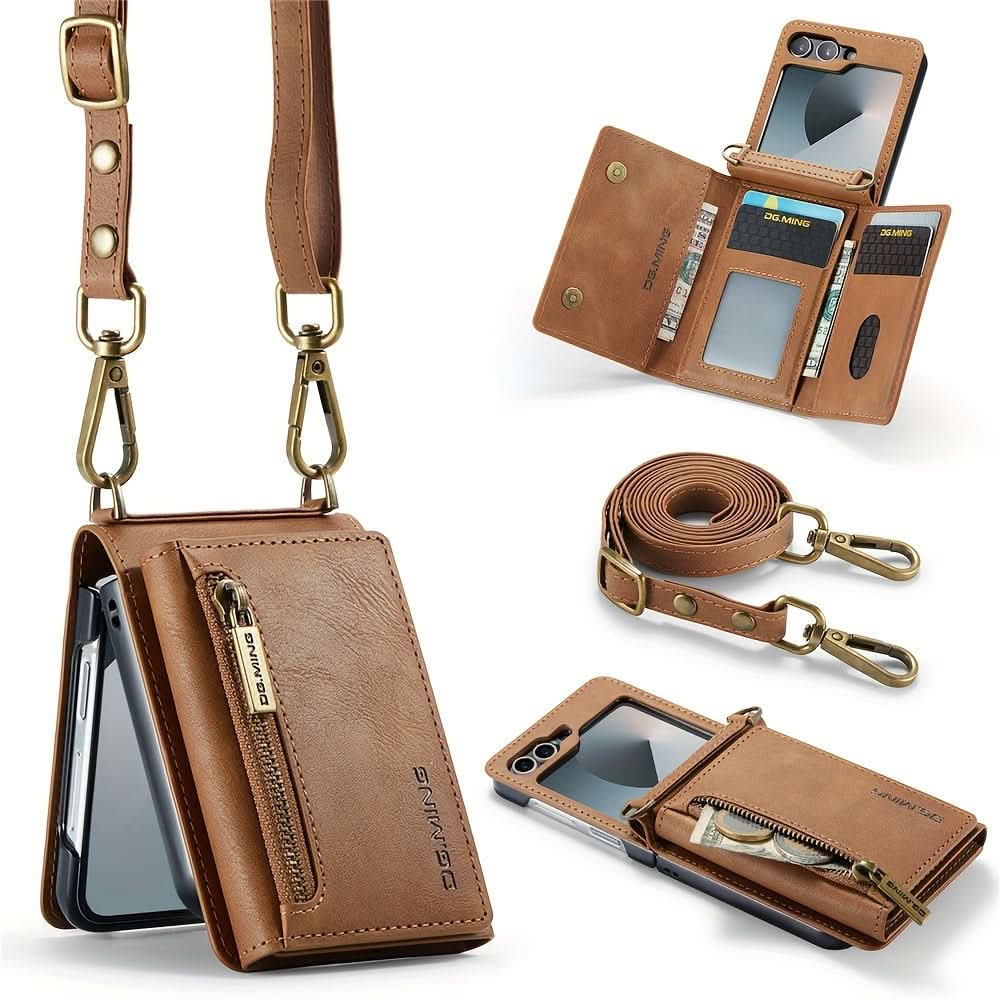 Zipper Wallet Case for Samsung Galaxy Z Flip