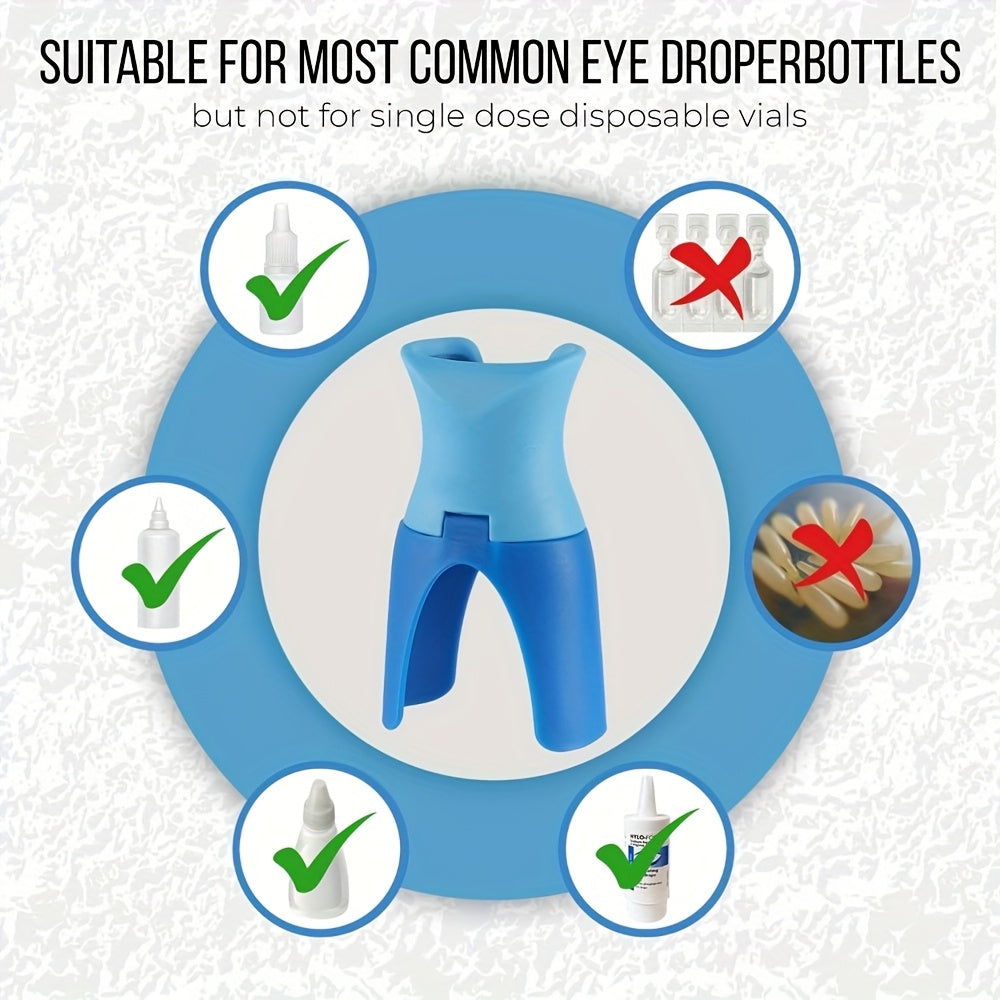 Portable Hypoallergenic Eye Drop Applicator – Reusable, Travel-Friendly Design for All Ages