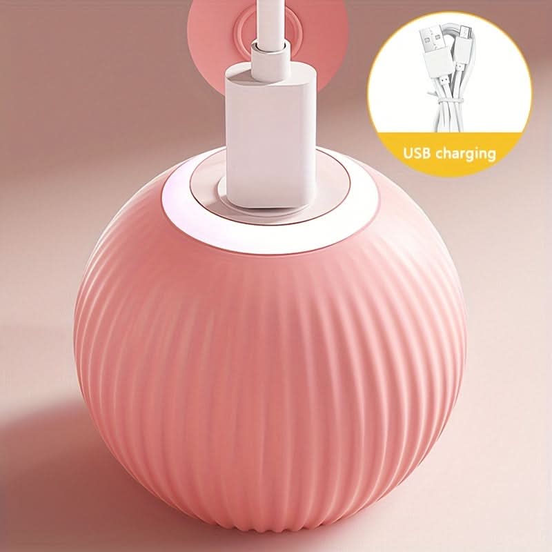 Smart Rolling Cat Toy – USB Rechargeable Electric Teasing Ball for All Breeds