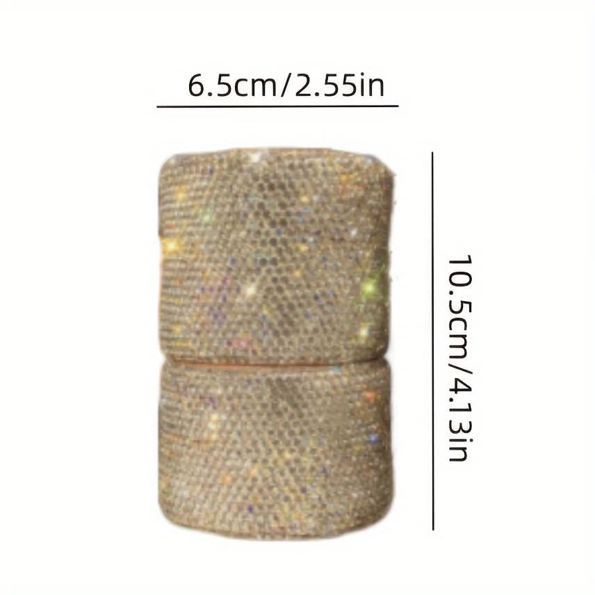 Portable Makeup Brush Set with Glitter Storage Bucket