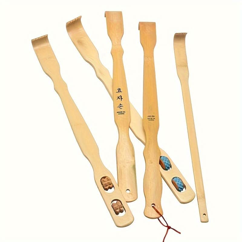 Wooden Back Scratcher with Long Handle