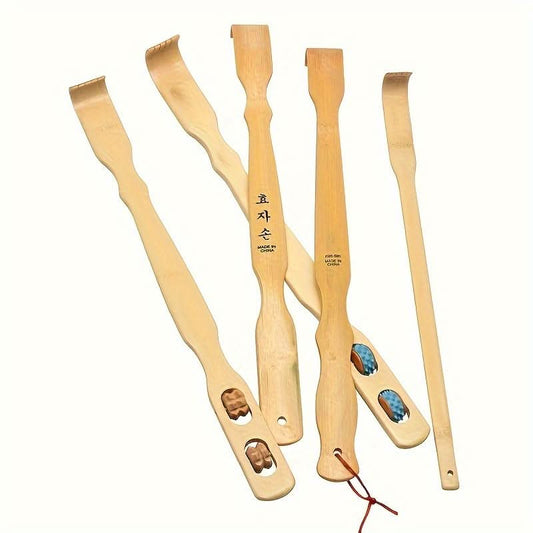 Wooden Back Scratcher with Long Handle