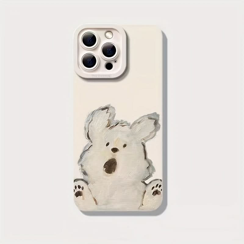 Cartoon Graphic Silicone Phone Case - Shockproof