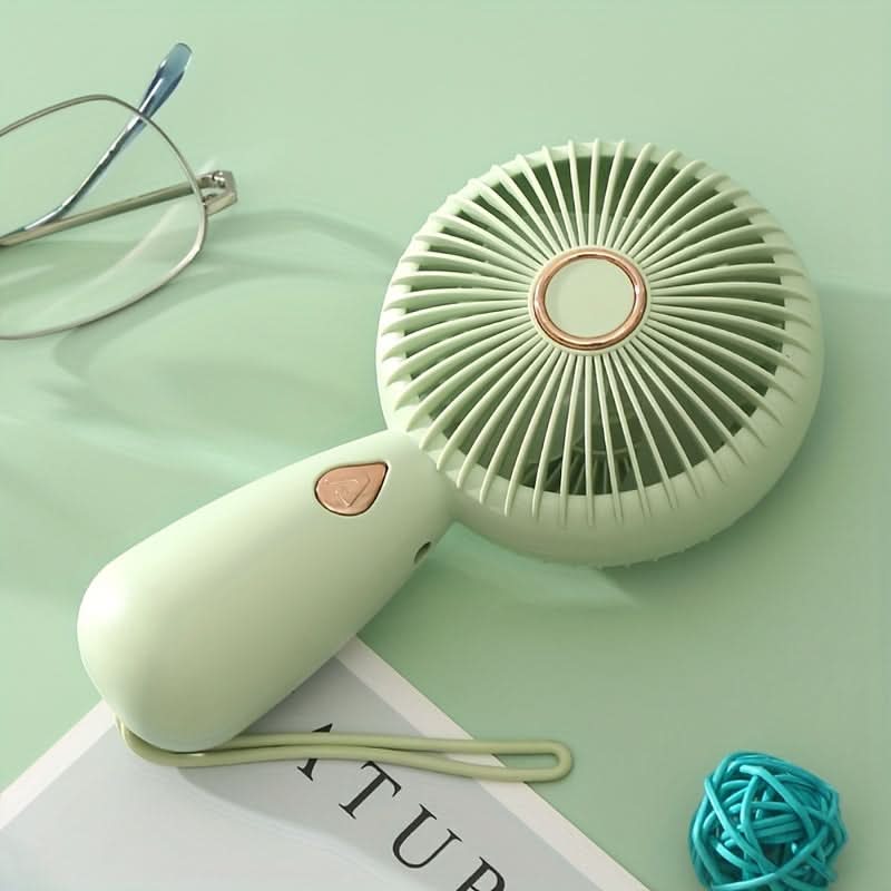 Mini USB Rechargeable Personal Cooling Fan – Wearable & Portable with Cord