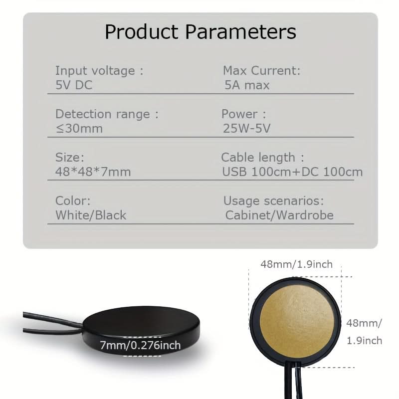USB-Powered Smart Touch Sensor Switch for Wood