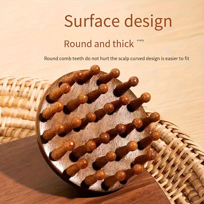 Rosewood Scalp Massager & Relaxation Tool