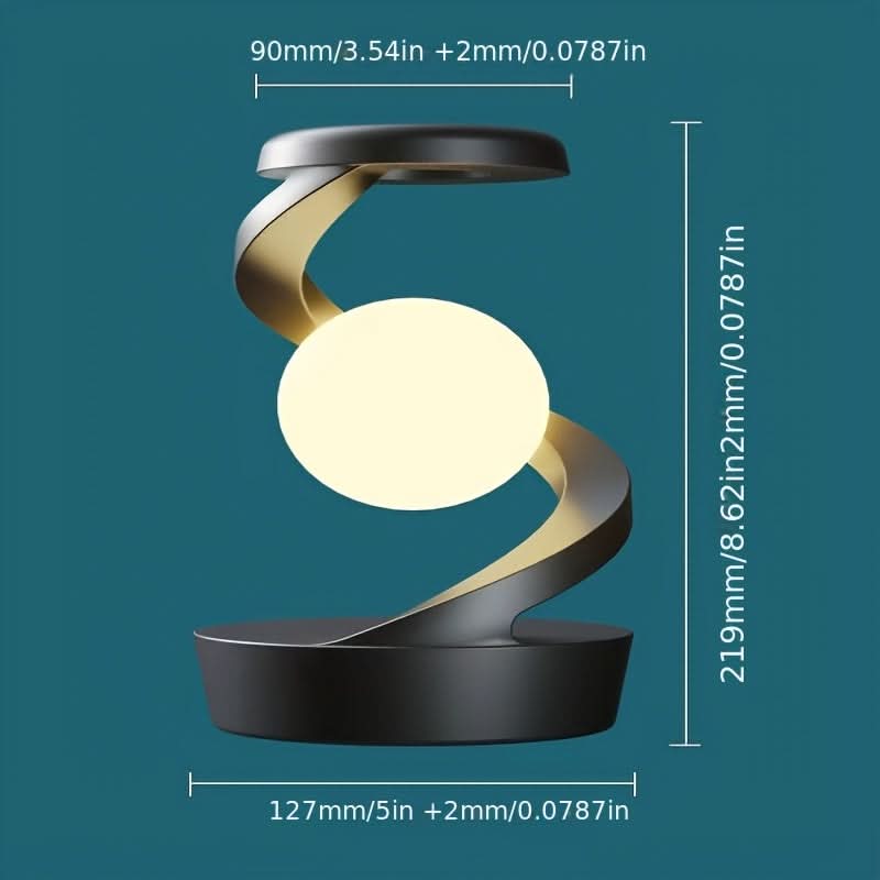 LED Desk Lamp with Motion Sensor & Wireless Charging