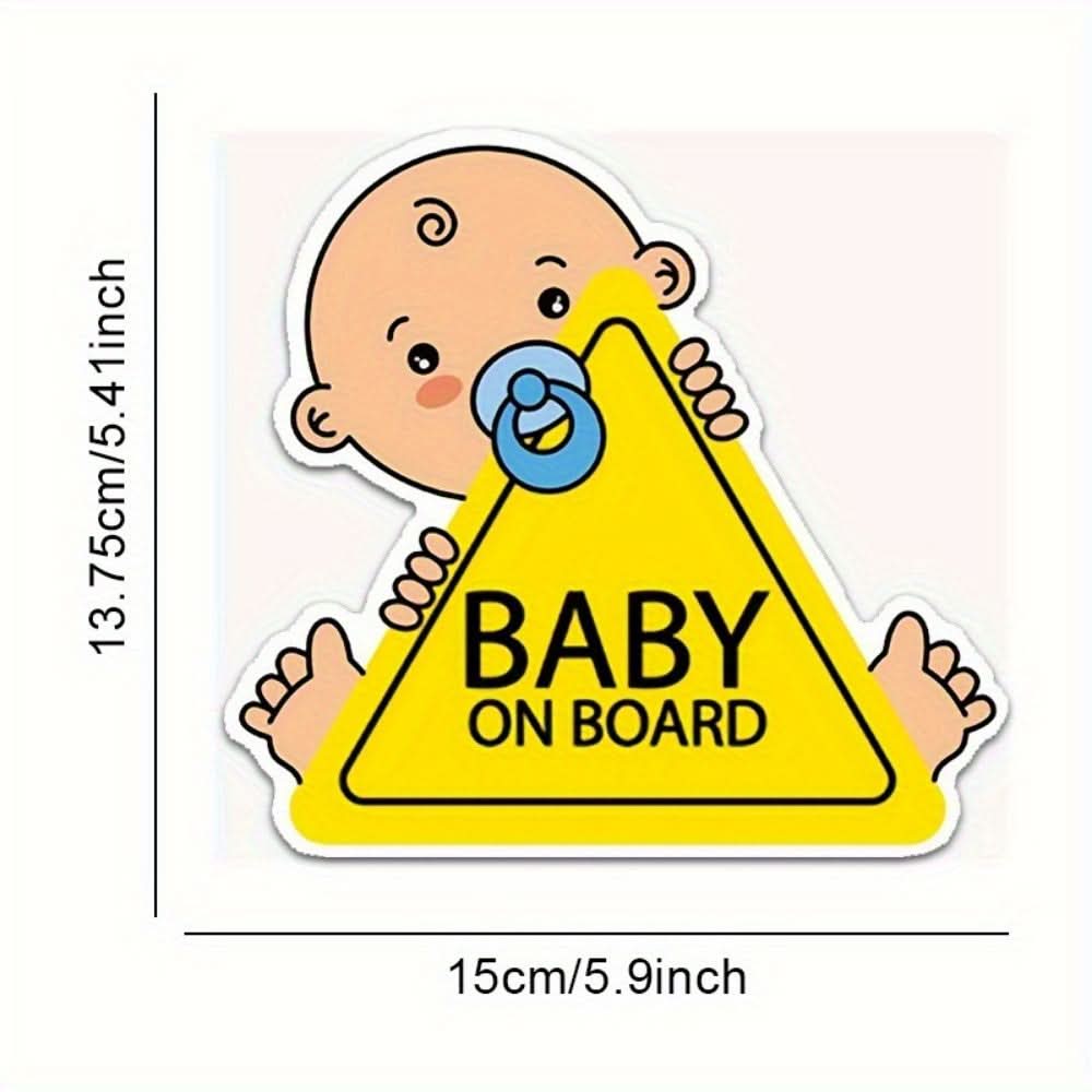 Child Safety Car Stickers – Animal Print, Easy Apply & Floor Mount