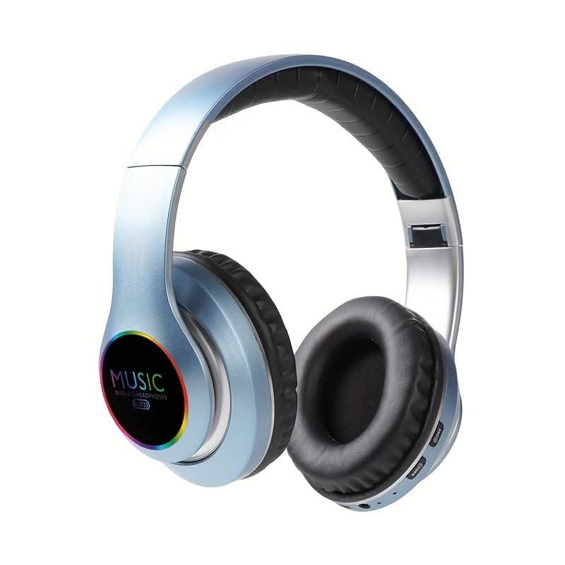 Wireless Headphones with Deep Bass - Lightweight, Foldable Earbuds