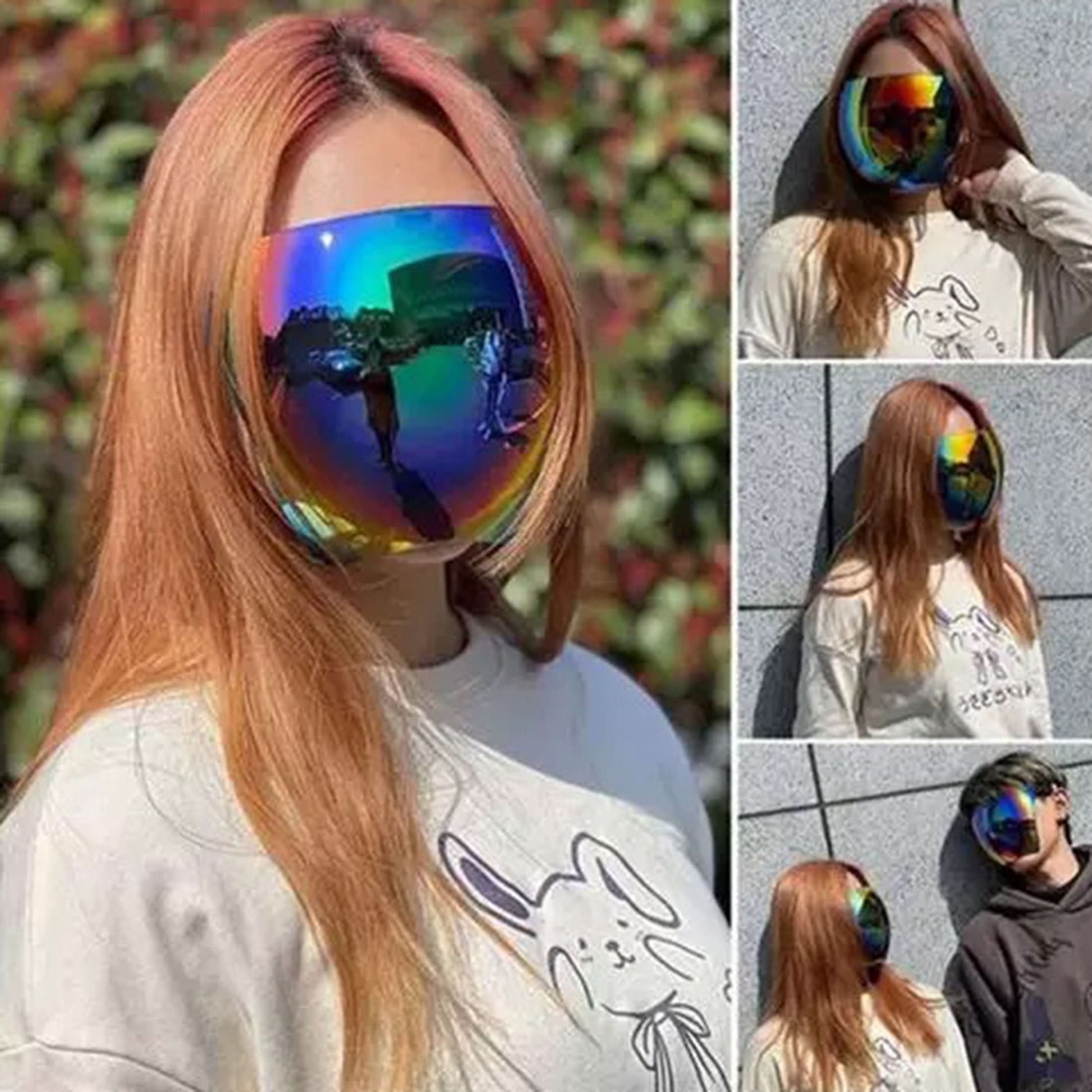 HD Transparent Anti-Fog Party Glasses - Vibrant Colorful Coating