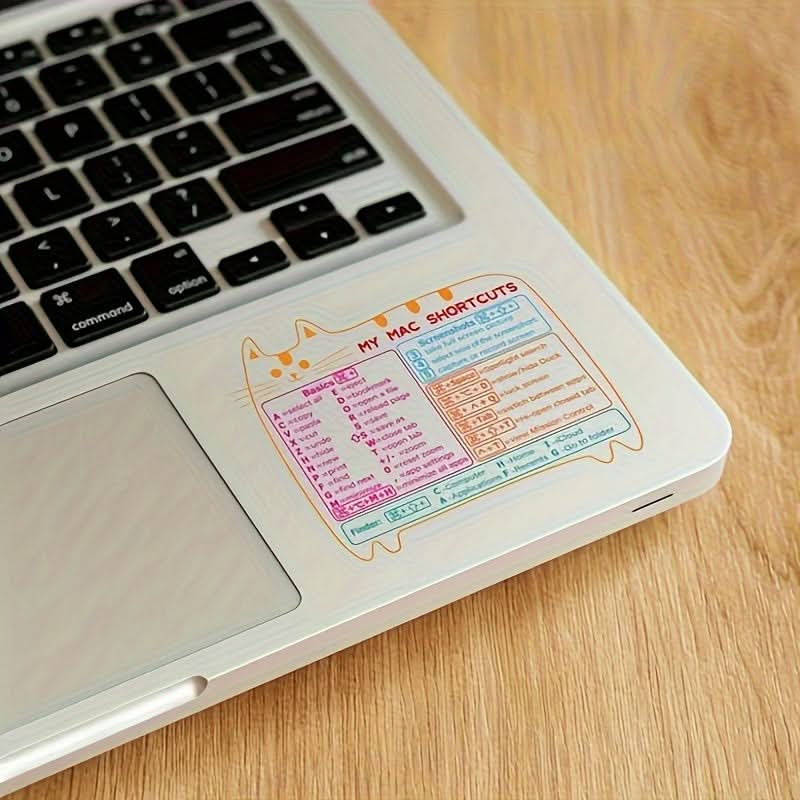 2 Pack Reusable Keyboard Shortcut Stickers – Glossy Decals