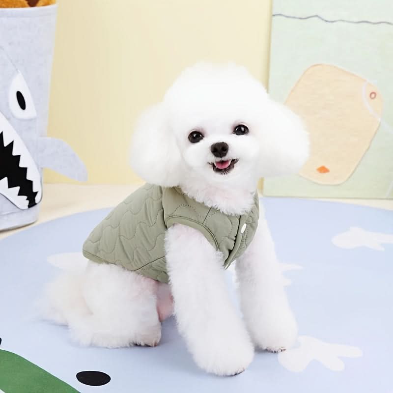 Cozy Winter Pet Vest for Small Dogs & Cats