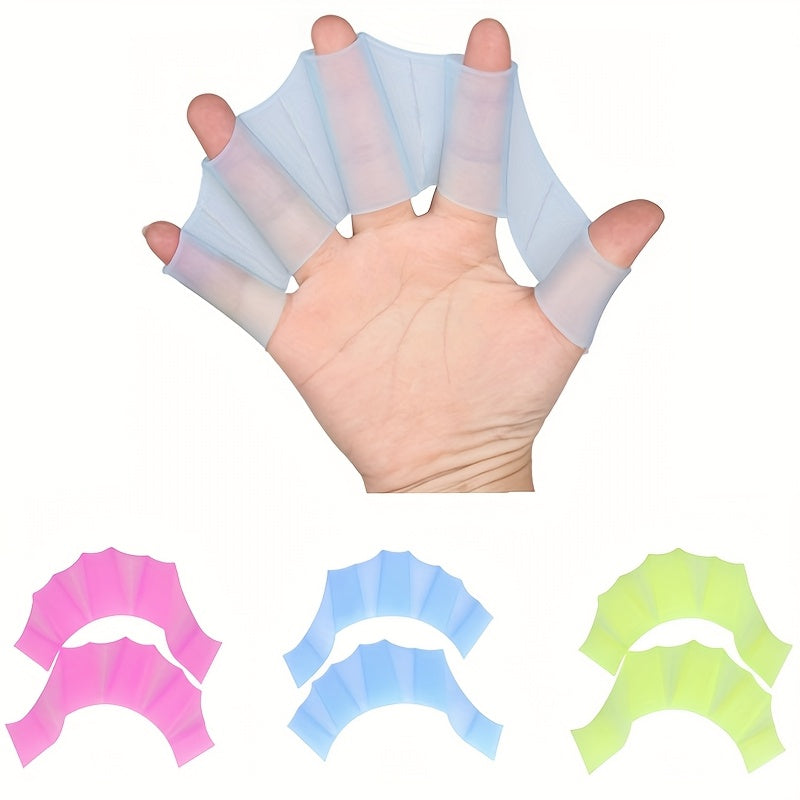 Webbed Aquatic Fitness Paddles for Water Resistance Training, Snorkeling & Aerobics