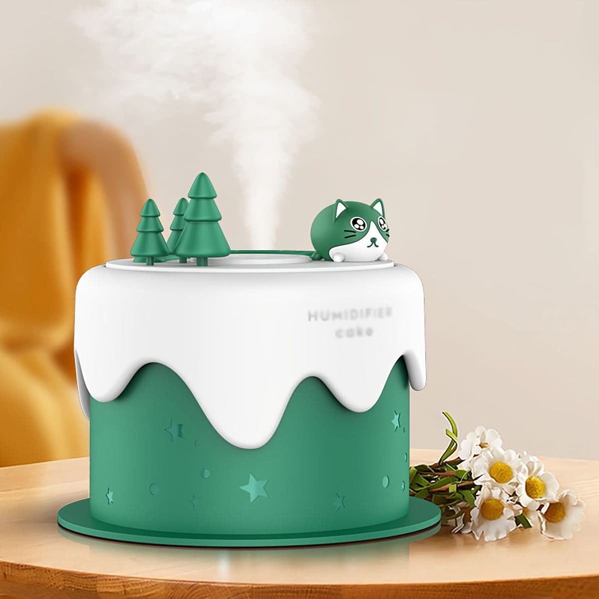 Quiet USB Humidifier with LED Night Light