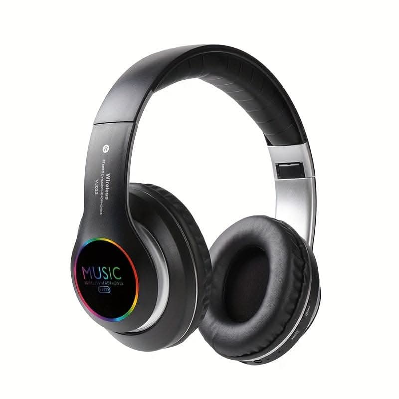 Wireless Headphones with Deep Bass - Lightweight, Foldable Earbuds