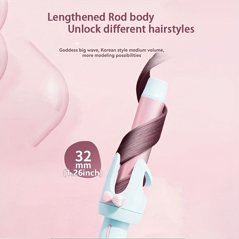 32mm Automatic Curling Iron – Fast Heating, 4 Temperature Settings