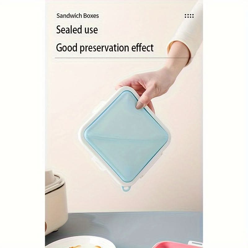 3pcs Reusable Silicone Sandwich Keeper Set (Random Colors)