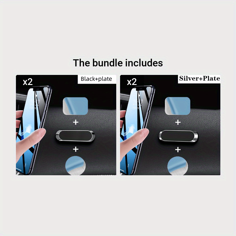 Magnetic Aluminum Car Phone Holder, 2024 Edition
