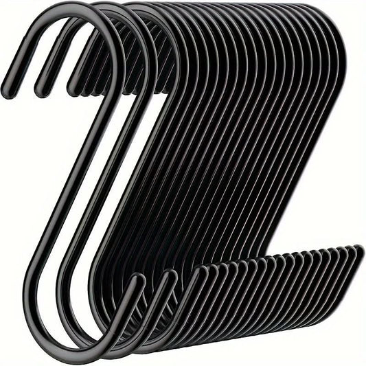 20-Pack Heavy-Duty Double Metal S-Hooks for Hanging Plants