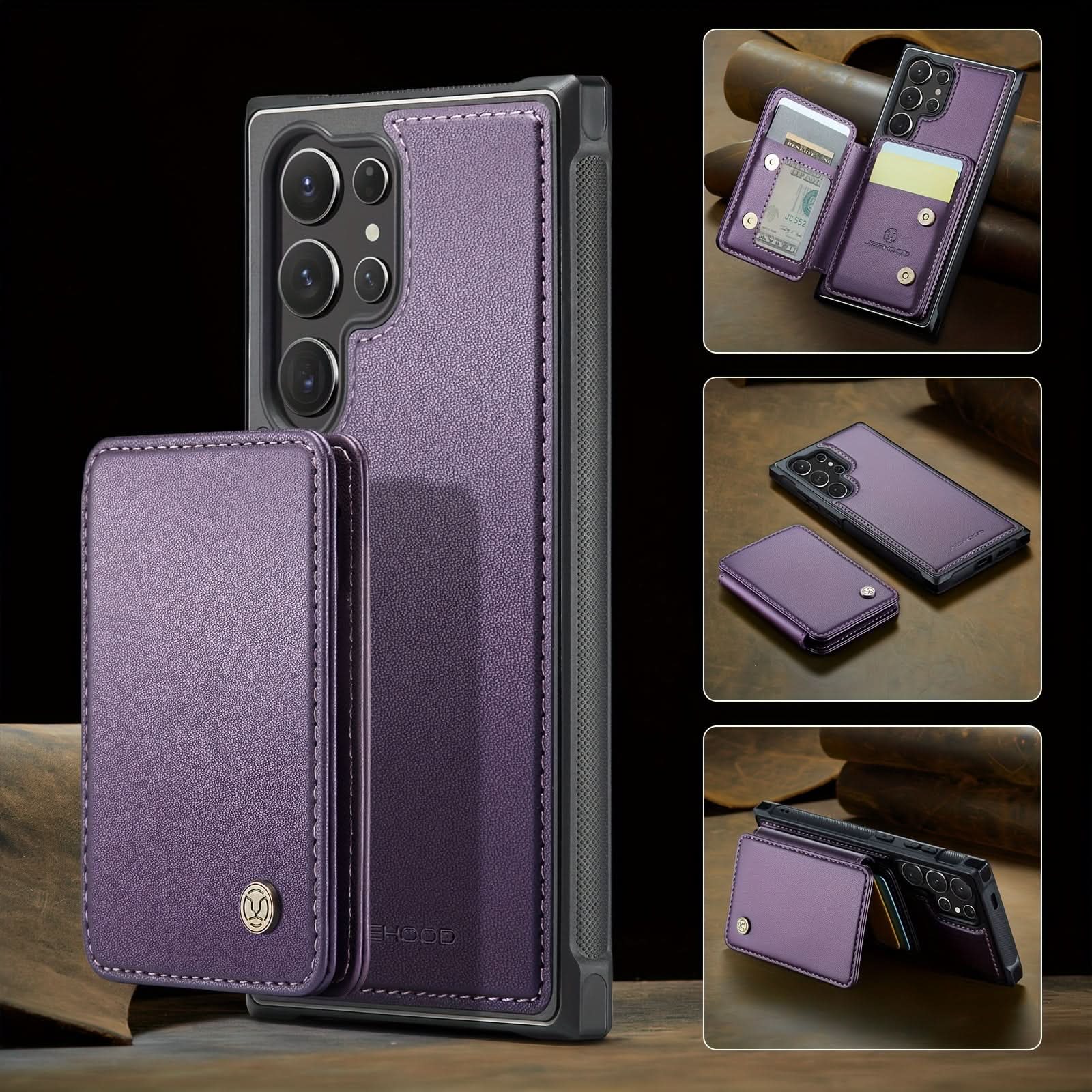 2-in-1 Detachable Wallet Case for Galaxy