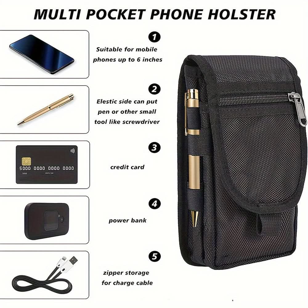 Mobile Phone Waist Bag for Outdoor Use