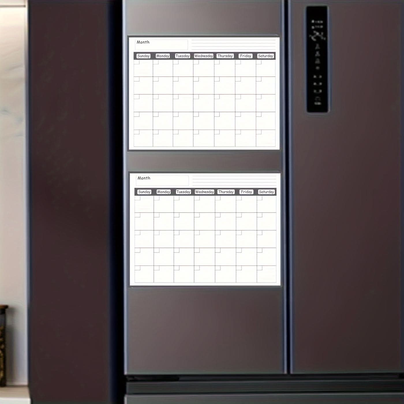 Magnetic Erasable Monthly Planner Calendar for Fridge
