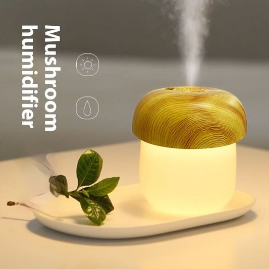 Wood Grain USB Mushroom Air Humidifier